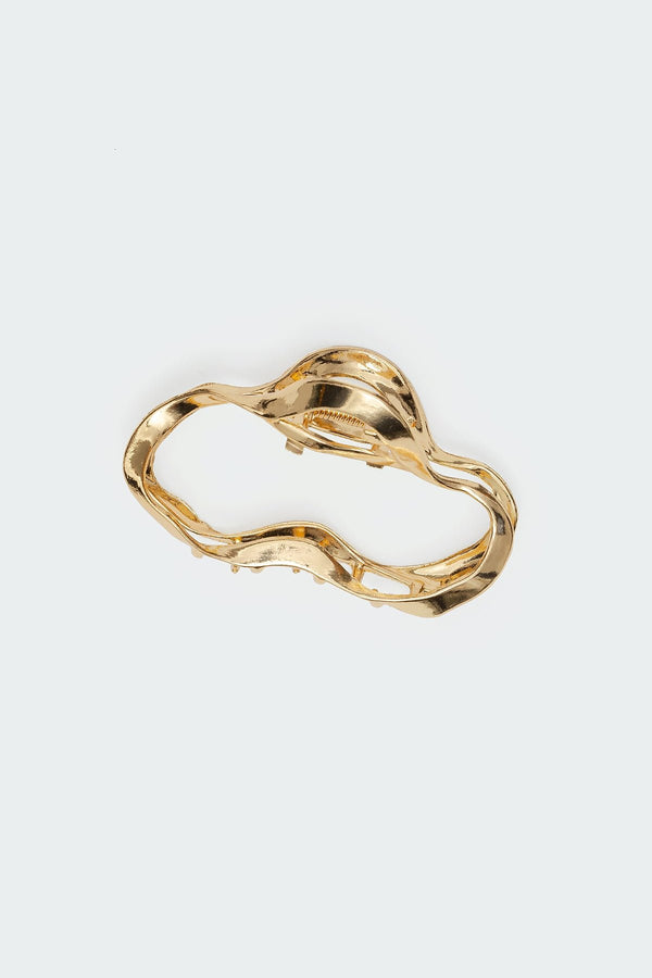 Edikted Golden Glow Claw Clip Gold