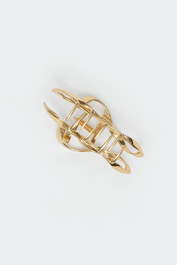 Edikted Golden Glow Claw Clip Gold