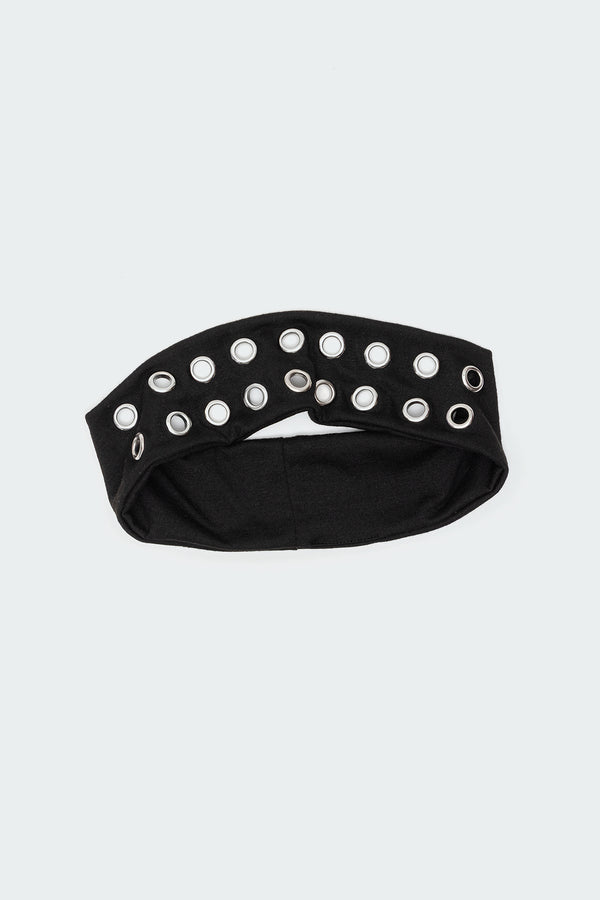 Edikted Grommet Headband Black
