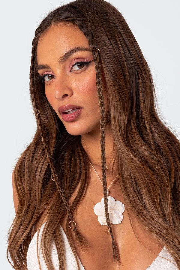 Edikted Hair Ring Set Gold