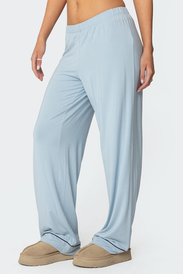 Edikted Jeanette Pants Light Blue