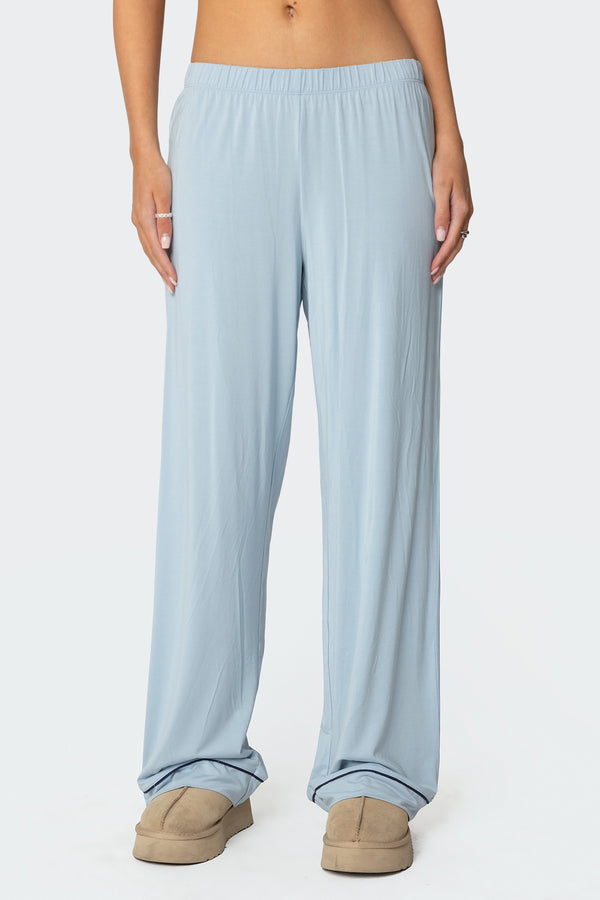 Edikted Jeanette Pants Light Blue