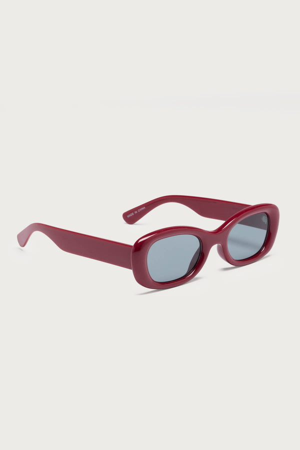 Edikted Juna Square Sunglasses Red