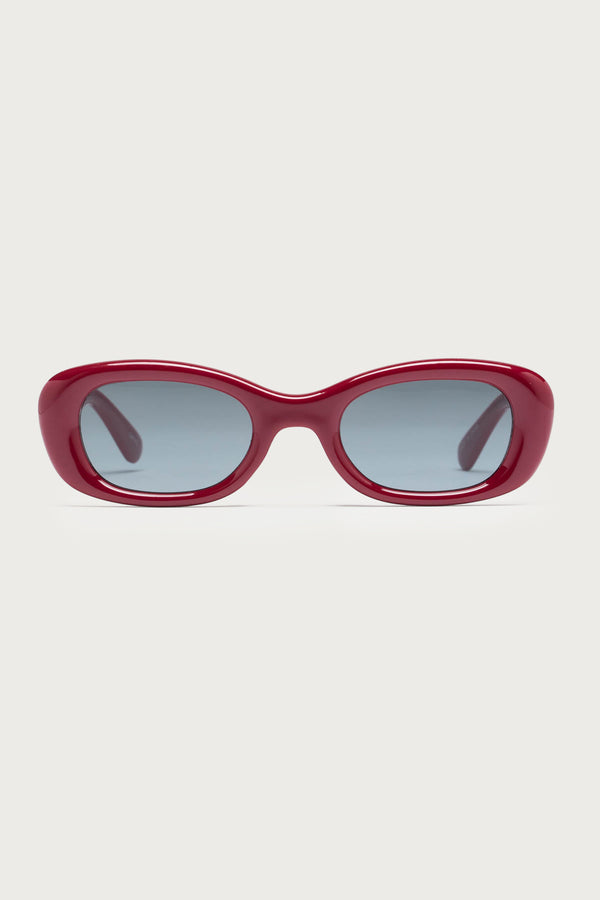 Edikted Juna Square Sunglasses Red