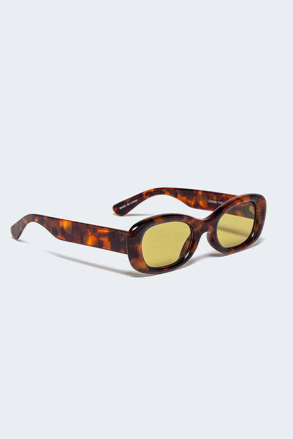 Edikted Juna Square Sunglasses Tortoise