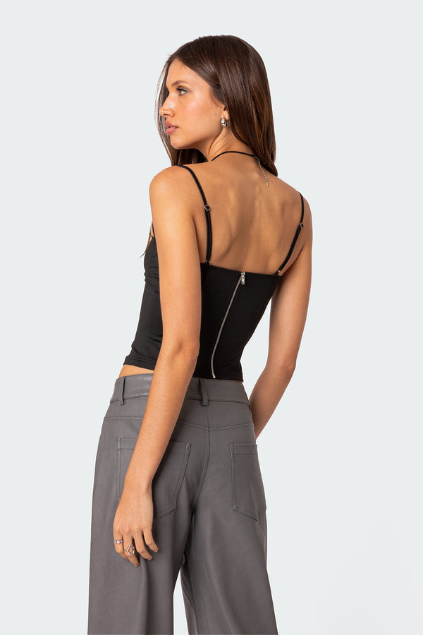 Edikted Juno Corset Black