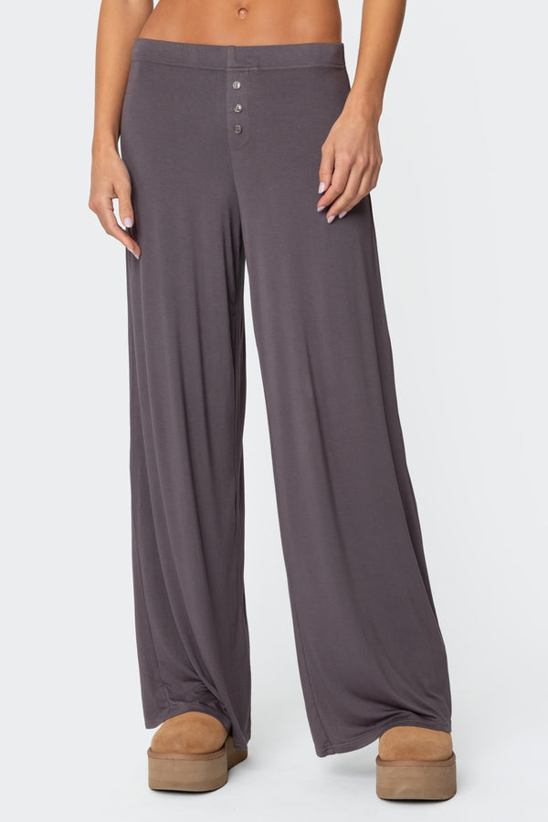 Edikted Kait Pants Gray