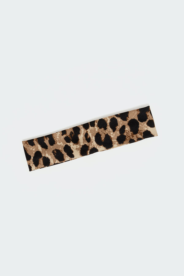 Edikted Leopard Printed Headband Leopard