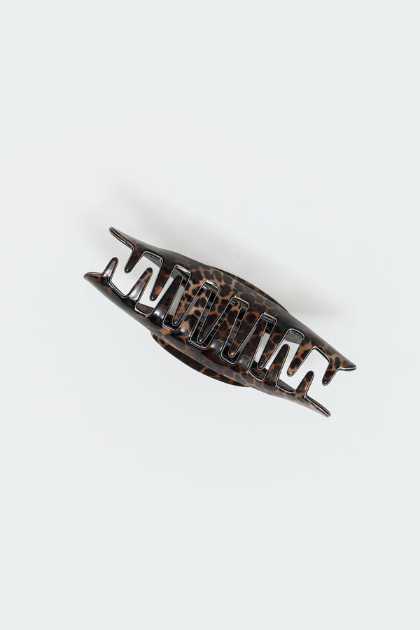 Edikted Leopard Spot Claw Clip Leopard