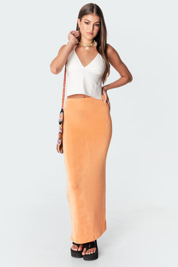 Edikted Lia Open-Back Tie Top White