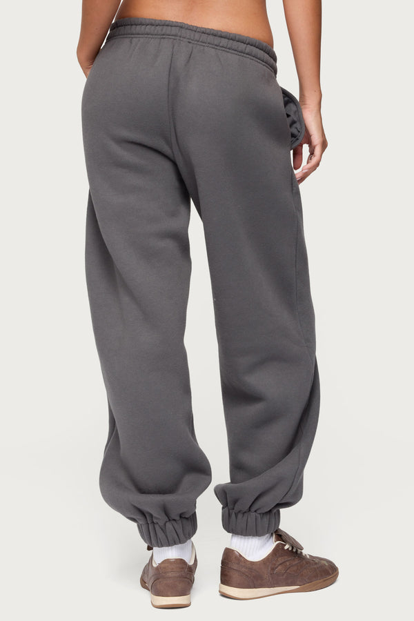 Edikted Lounge Edit Sweatpants Dark Gray