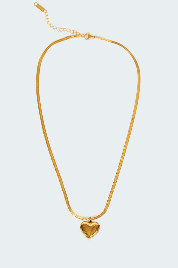 Edikted Love U More Necklace Gold