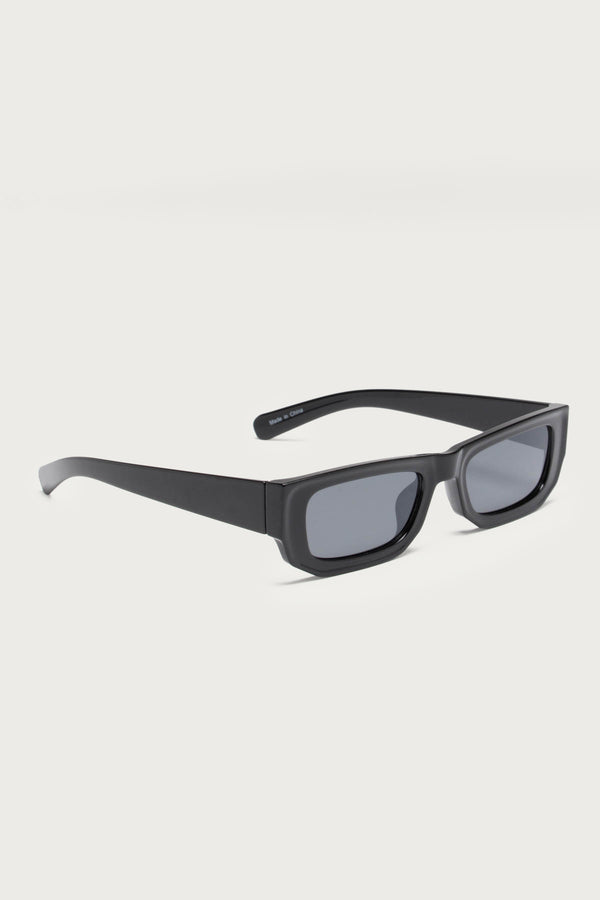 Edikted Matea Rectangle Sunglasses Black
