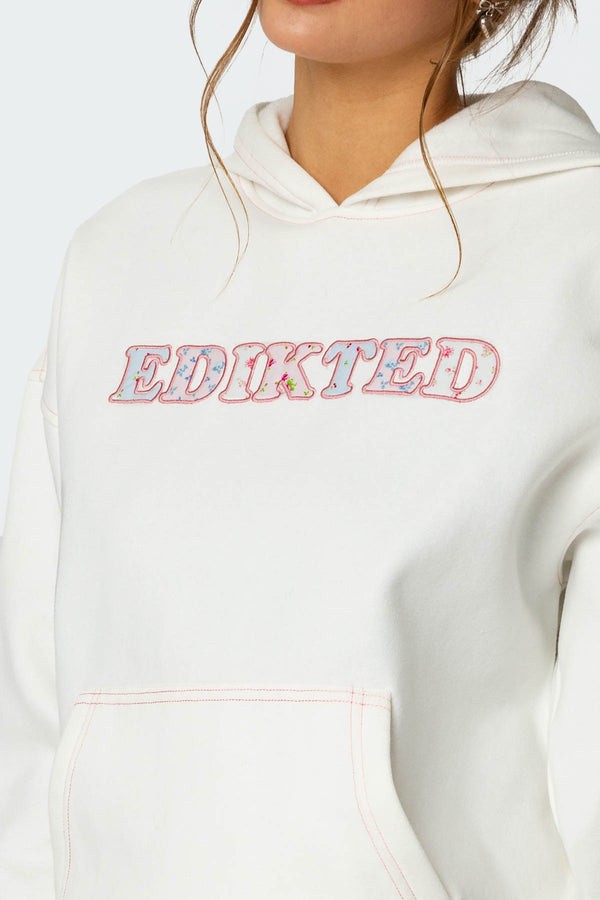 Edikted Mili Edikted Hoodie White