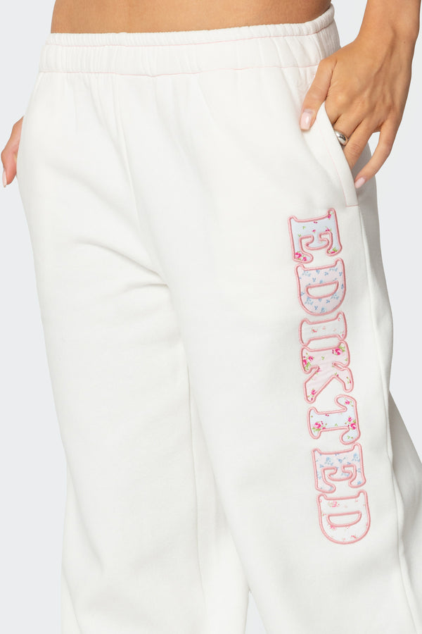 Edikted Mili Edikted Sweatpants White