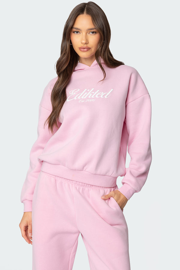 edikted Miss Edikted Hoodie pink