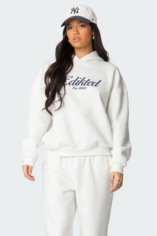 edikted Miss Edikted Hoodie white