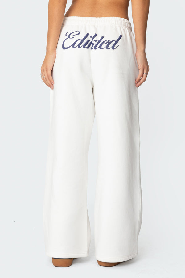 Edikted Miss Edikted Sweatpants White