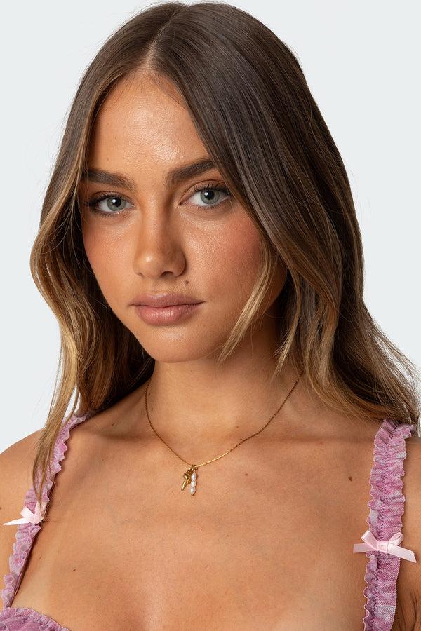 Edikted Mixed Pendant Necklace Gold