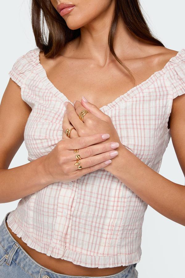 edikted Mixed Ring Pack gold