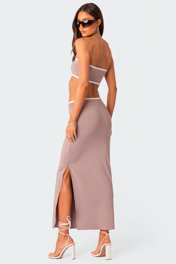 Edikted Nadia Bandeau Top Purple