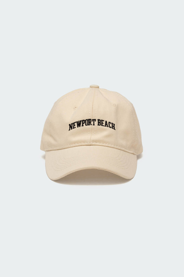 Edikted Newport Beach Baseball Cap Cream