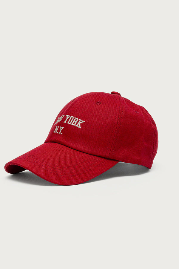 Edikted Nyc Baseball Cap Red