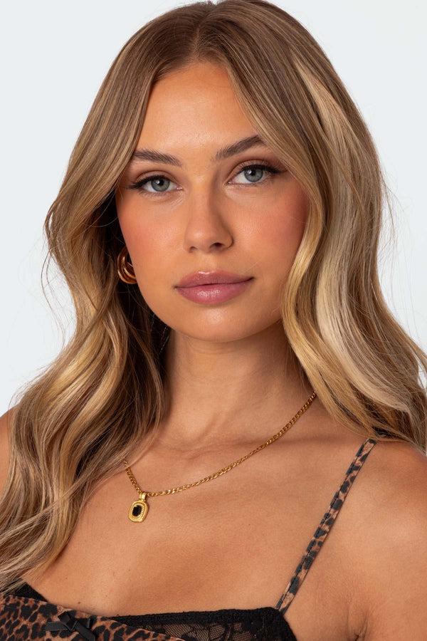 edikted Old Times Pendant Necklace gold