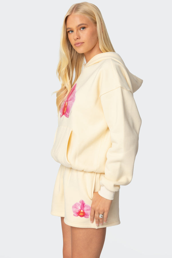 Edikted Orchid Babe Hoodie Yellow