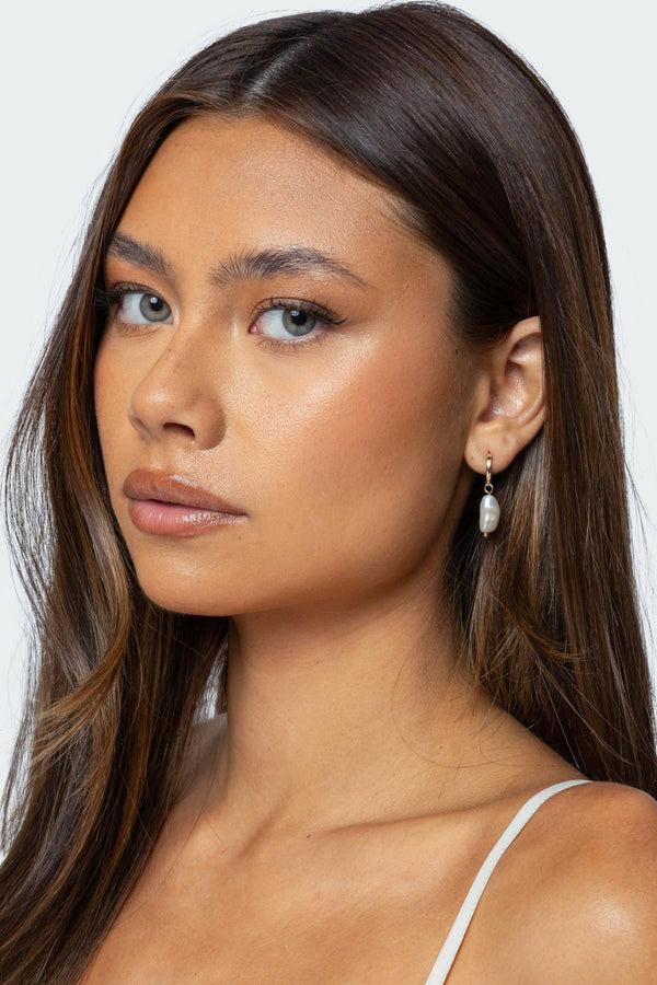 edikted Pearla Hoop Earrings gold