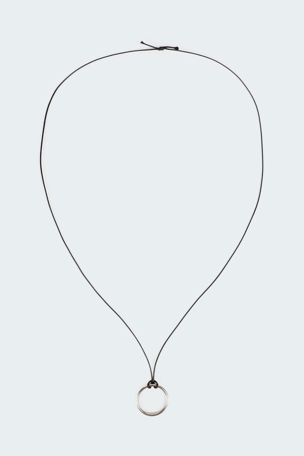 Edikted Pendant Cord Necklace Silver