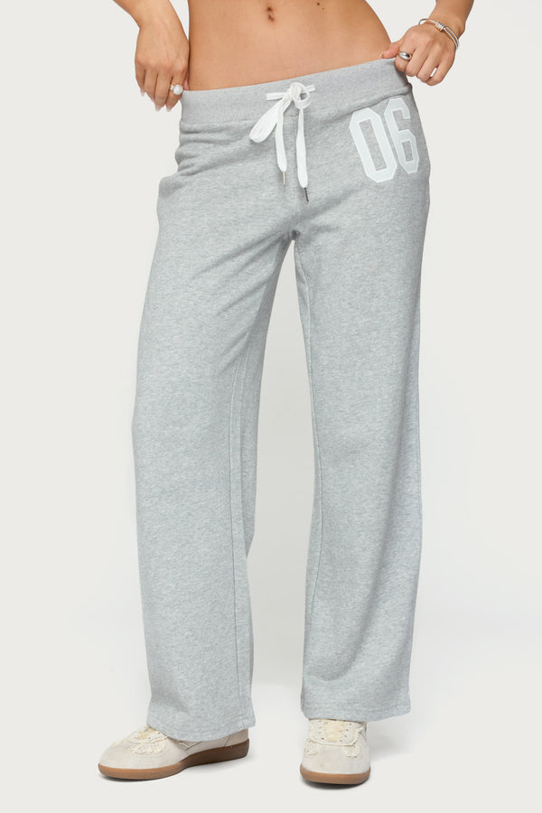 Edikted Petite 06 Sweatpants Gray Melange
