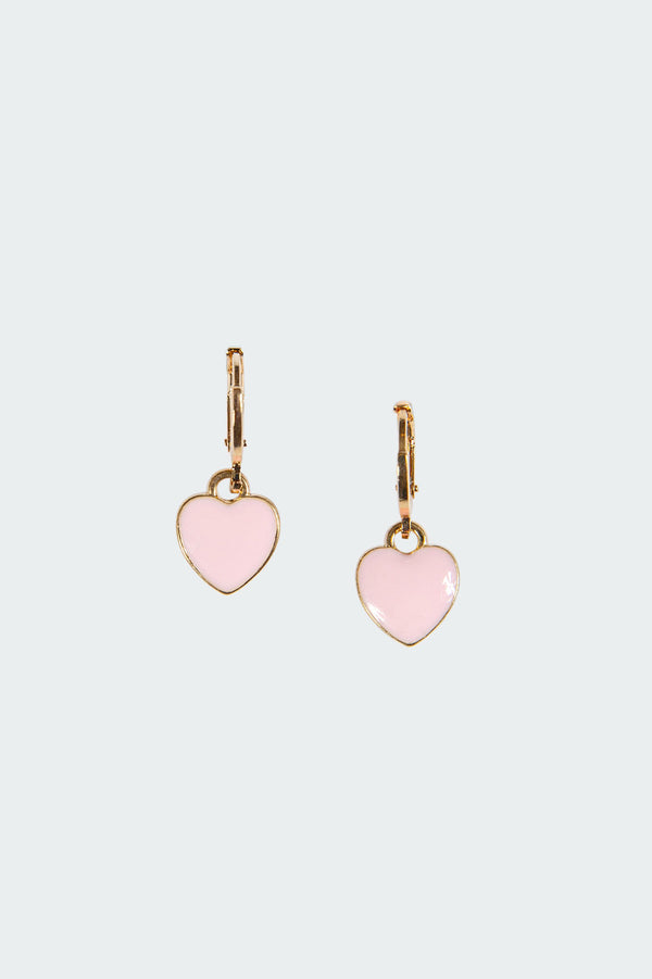 edikted Pinky Heart Earrings gold