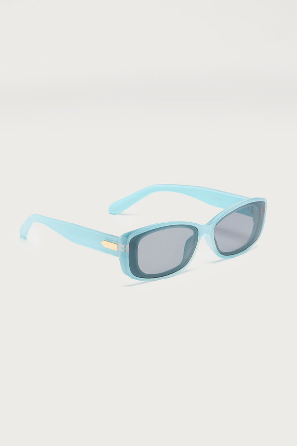 Edikted Posie Rectangle Glasses Blue