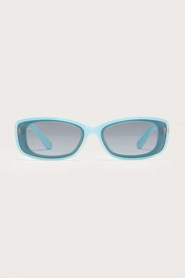 Edikted Posie Rectangle Glasses Blue