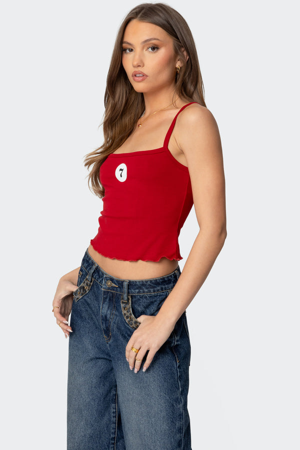 Edikted Precious 7 Tank Top Red
