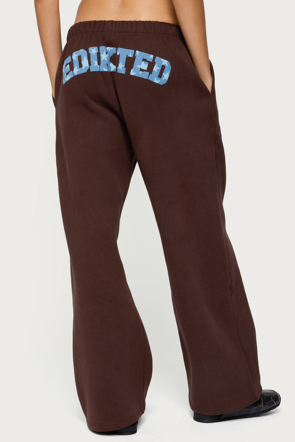 Edikted Really Edikted Sweatpants Brown