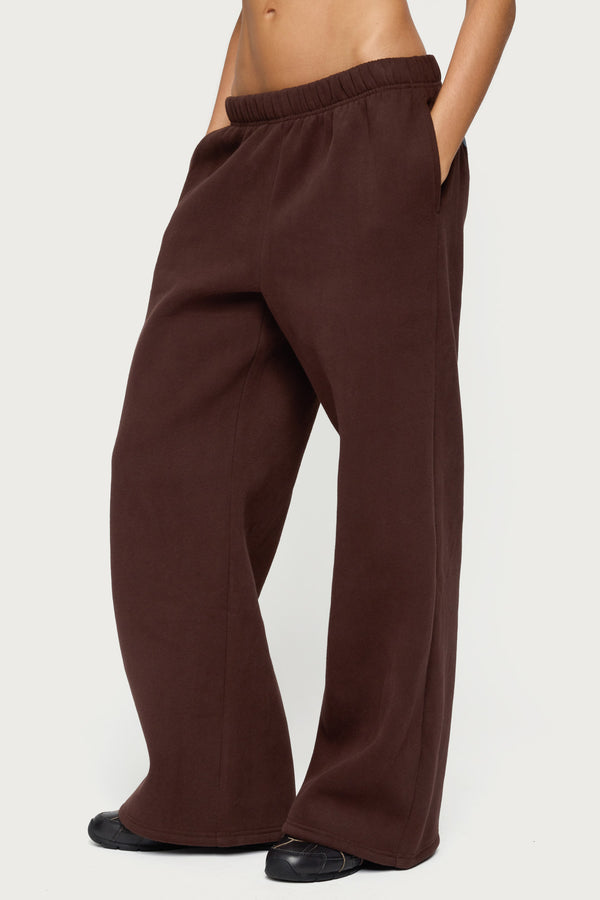 Edikted Really Edikted Sweatpants Brown