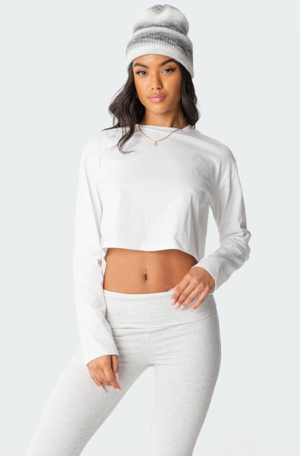 edikted Remi Long Sleeve white