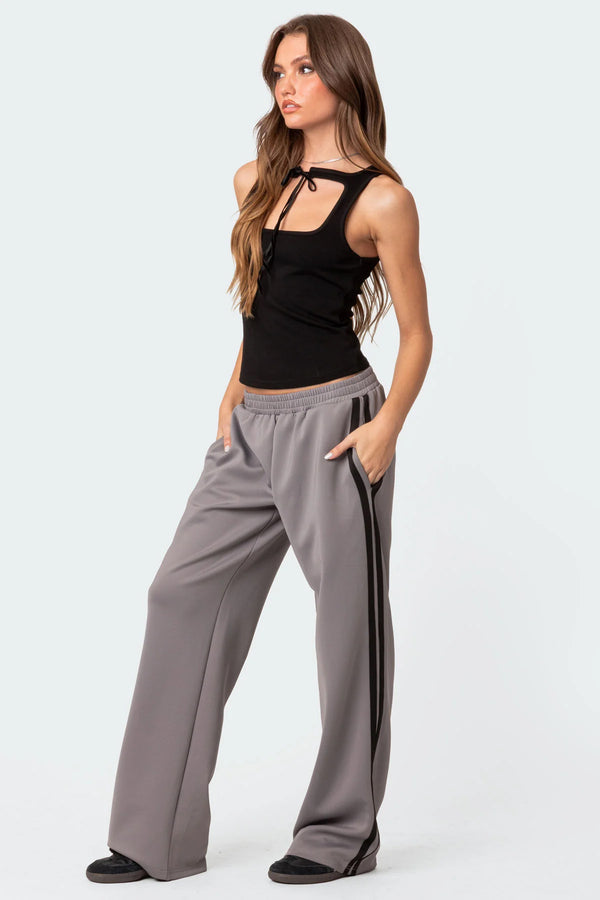 edikted Robyn Track Pants dark gray