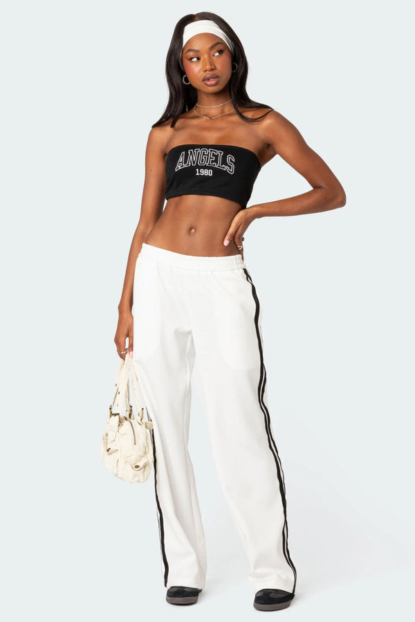 edikted Robyn Track Pants white
