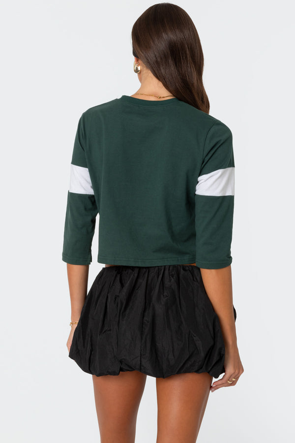 Edikted San Diego T Shirt Dark Green