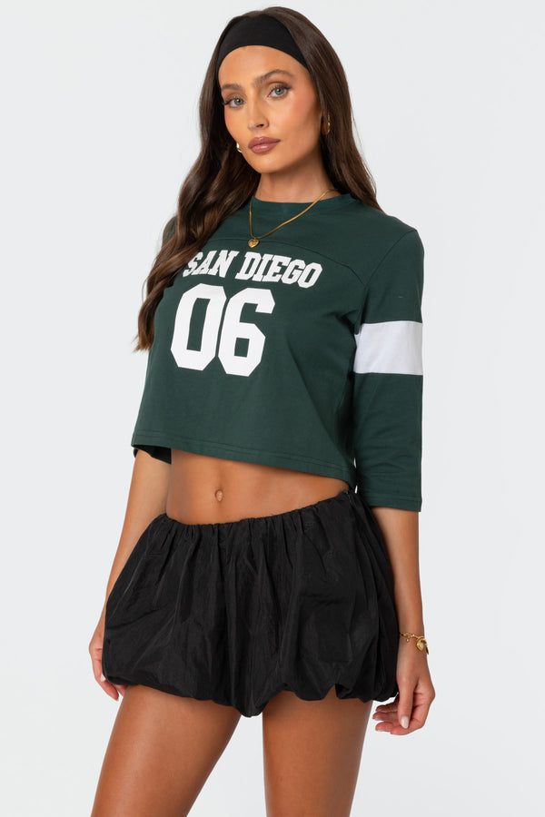 Edikted San Diego T Shirt Dark Green