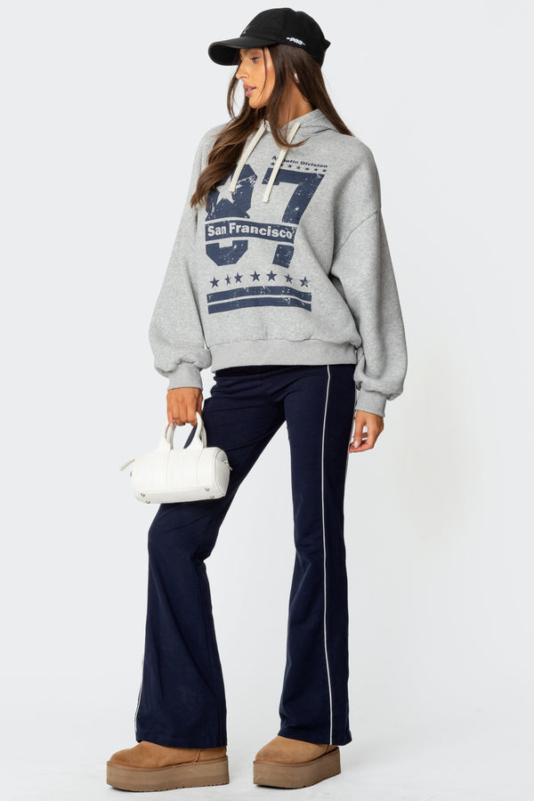 Edikted San Francisco Hoodie Gray Melange