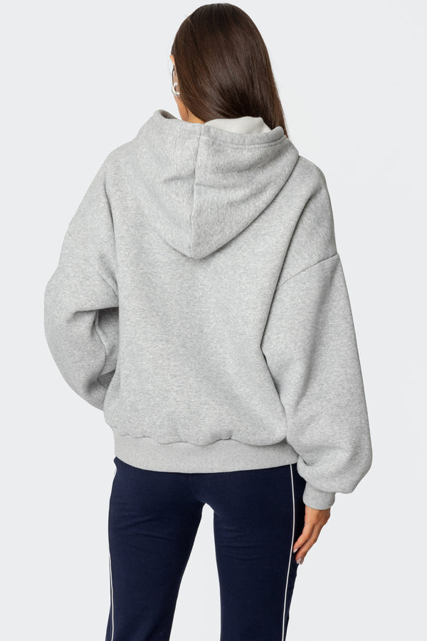 Edikted San Francisco Hoodie Gray Melange