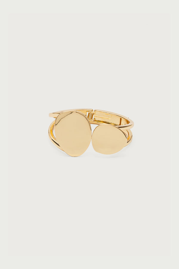 Edikted Sculptural Abstract Bracelet Gold
