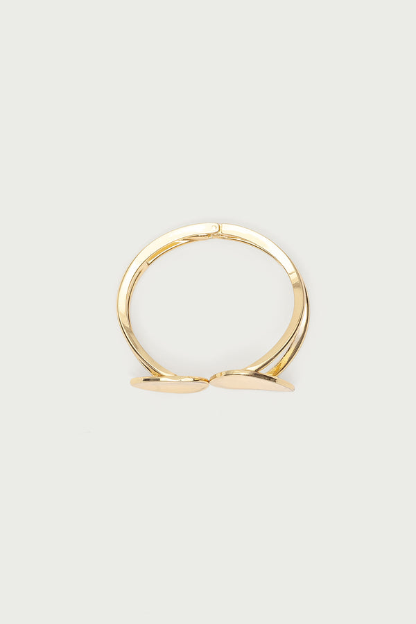 Edikted Sculptural Abstract Bracelet Gold