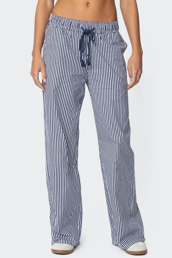 Edikted Seaside Striped Pants Mix