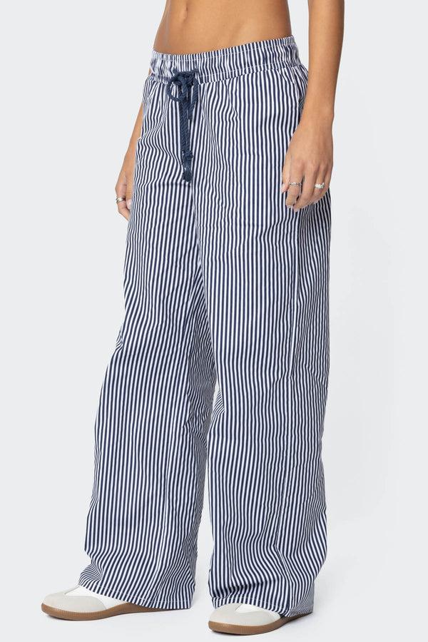 Edikted Seaside Striped Pants Mix