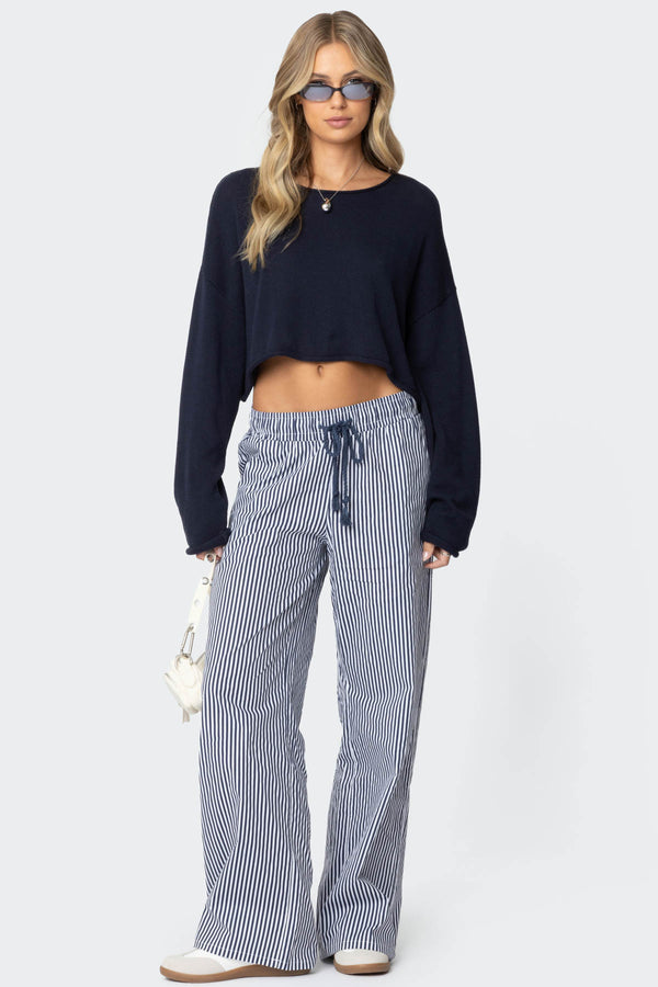 edikted Seaside Striped Pants mix